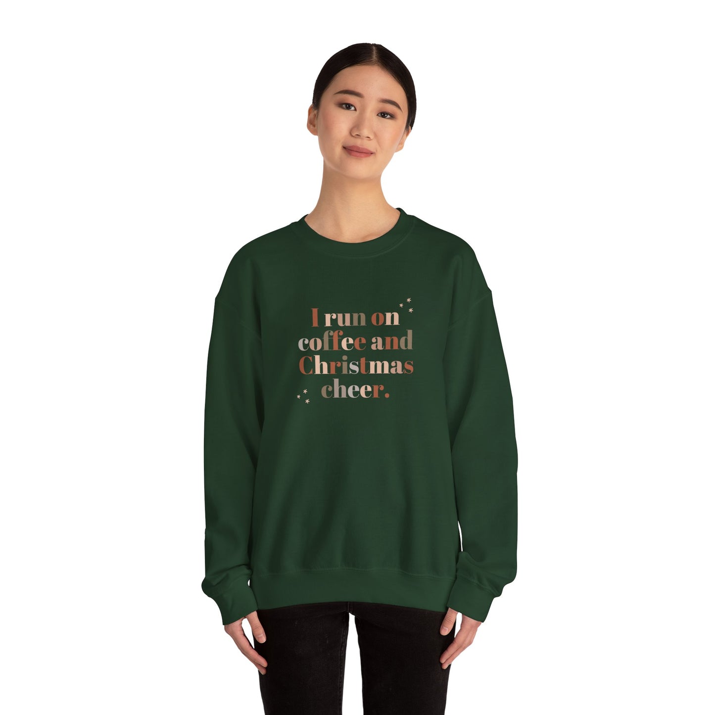 I Run on Coffee & Christmas Cheer Sweatshirt