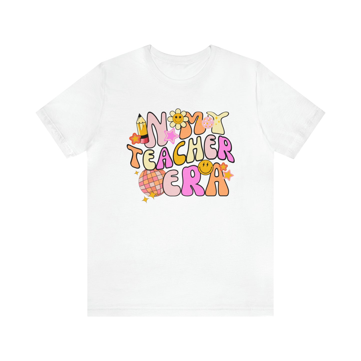 In My Teacher Era Retro Unisex Jersey Short Sleeve Tee