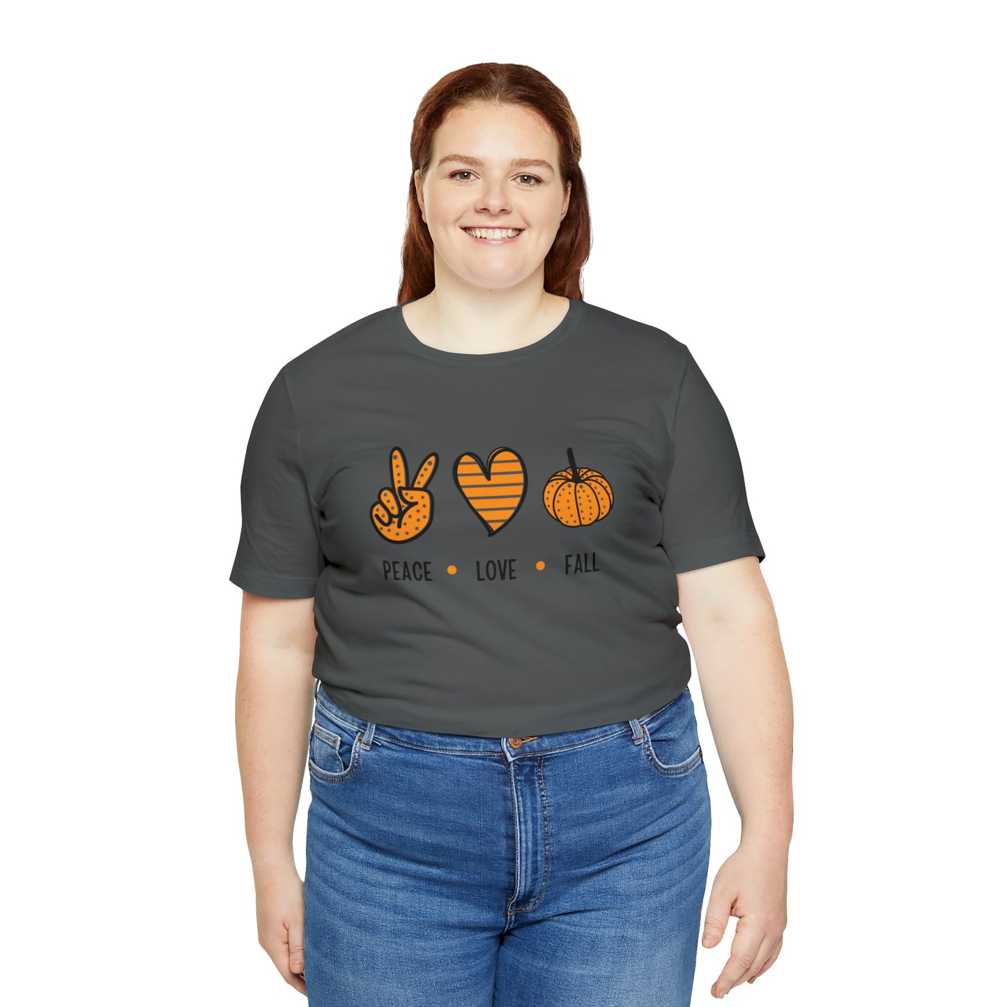 Peace Love Fall Unisex Jersey Short Sleeve Tee