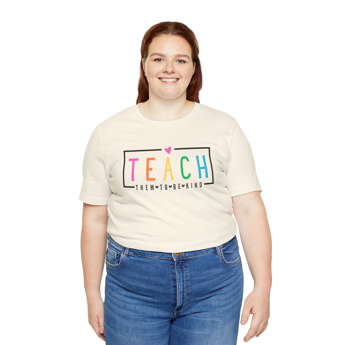 Teach Them To Be Kind Unisex Jersey Short Sleeve Tee
