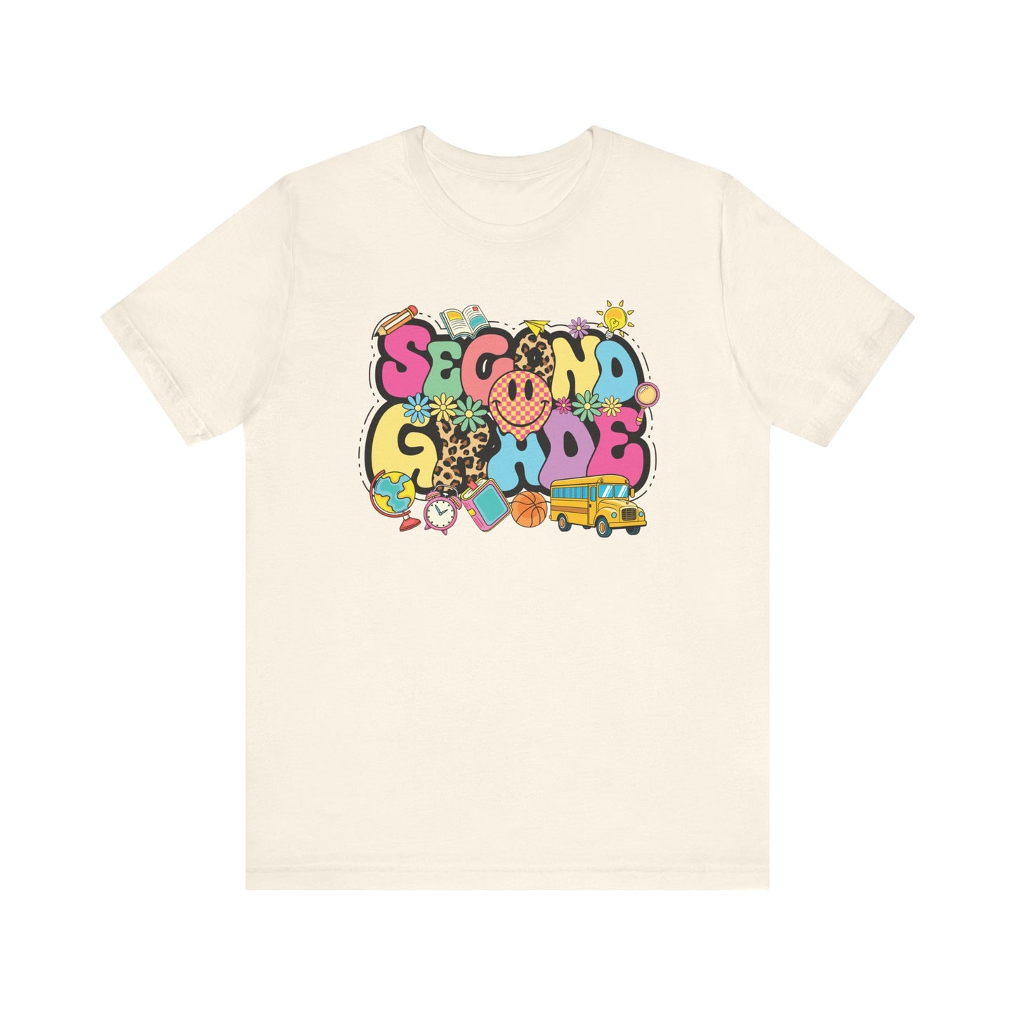 Second Grade Retro Vibes Tee