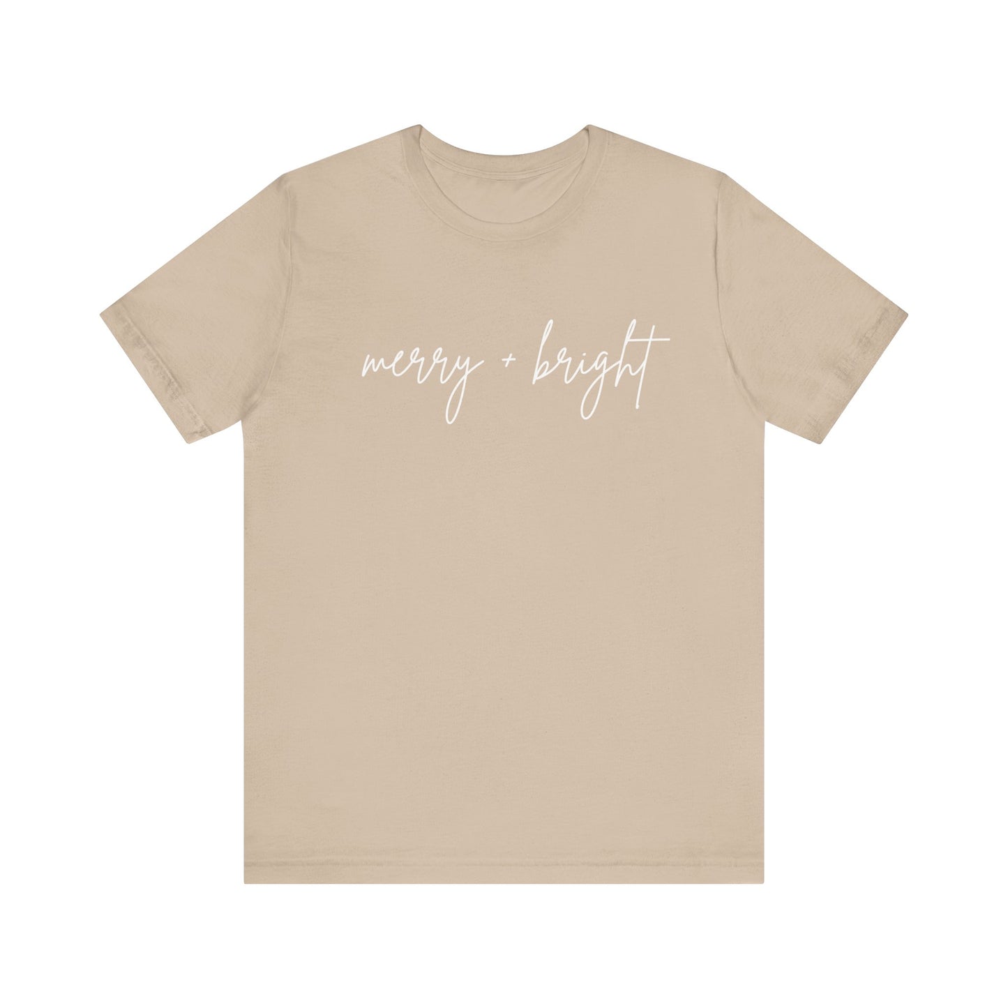 Merry + Bright Cursive Tee
