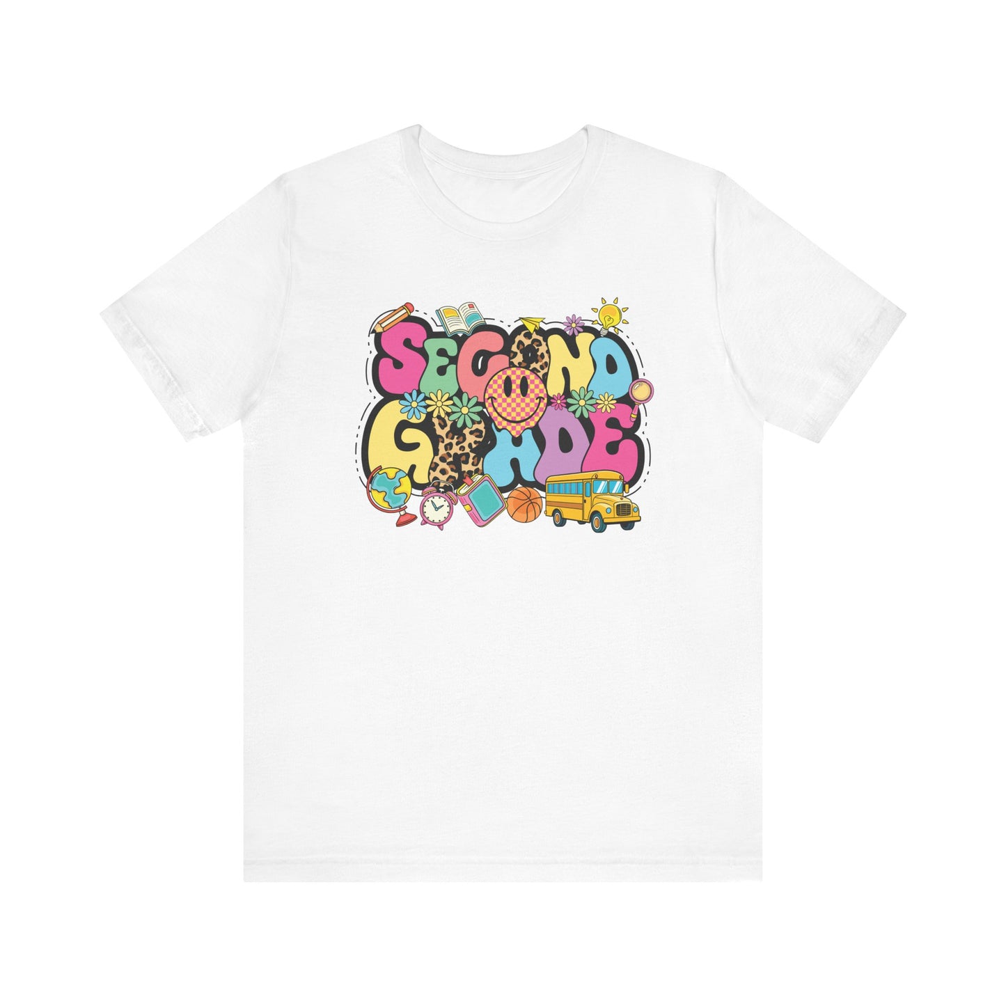 Second Grade Retro Vibes Tee
