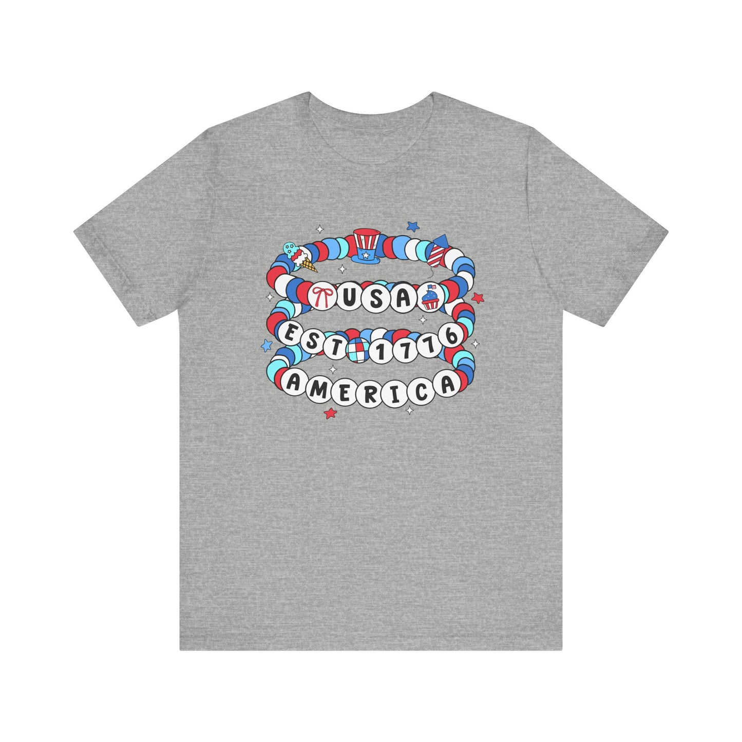 USA Est. 1776 Bracelet Tee