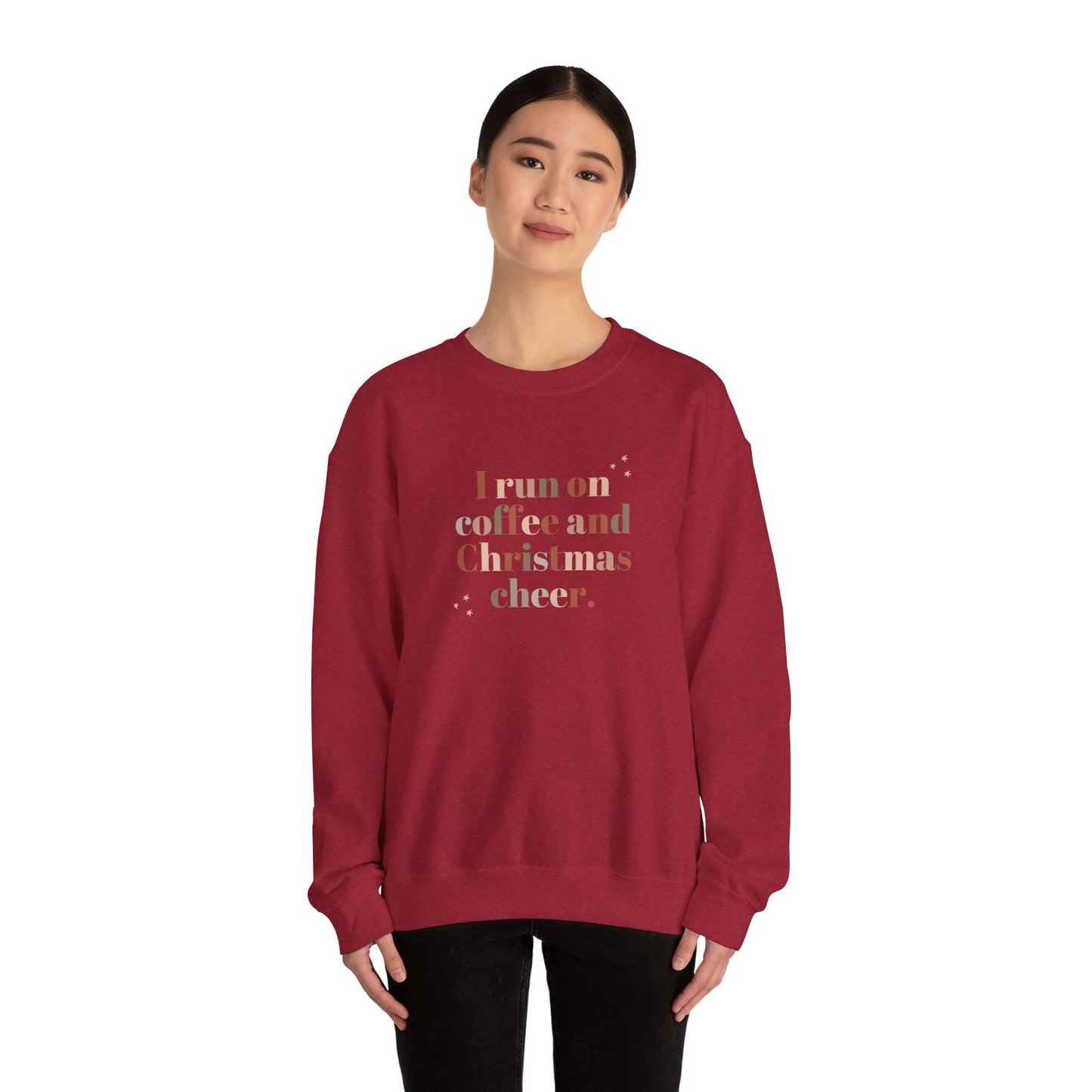 I Run on Coffee & Christmas Cheer Sweatshirt