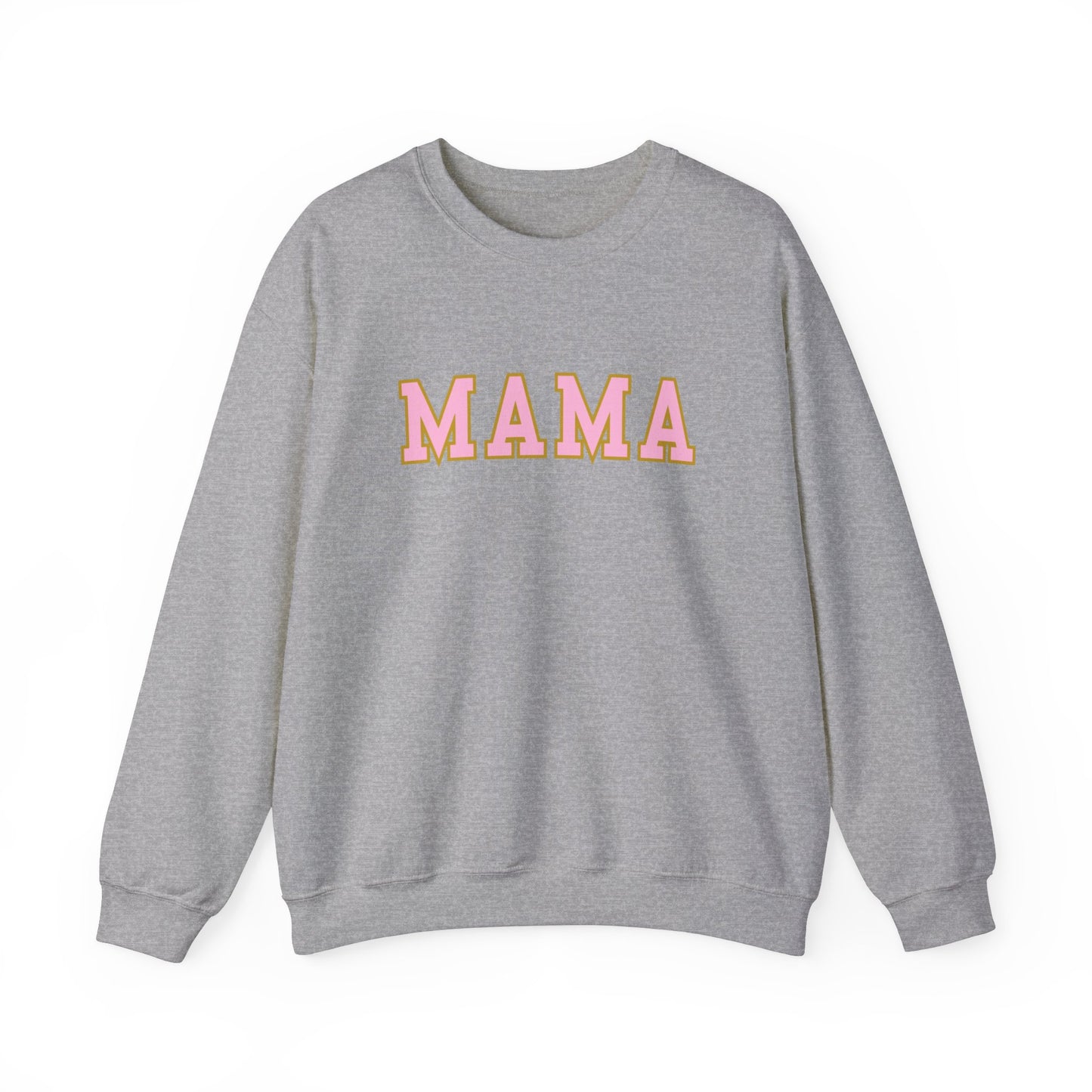 MAMA Block Letter Unisex Heavy Blend™ Crewneck Sweatshirt