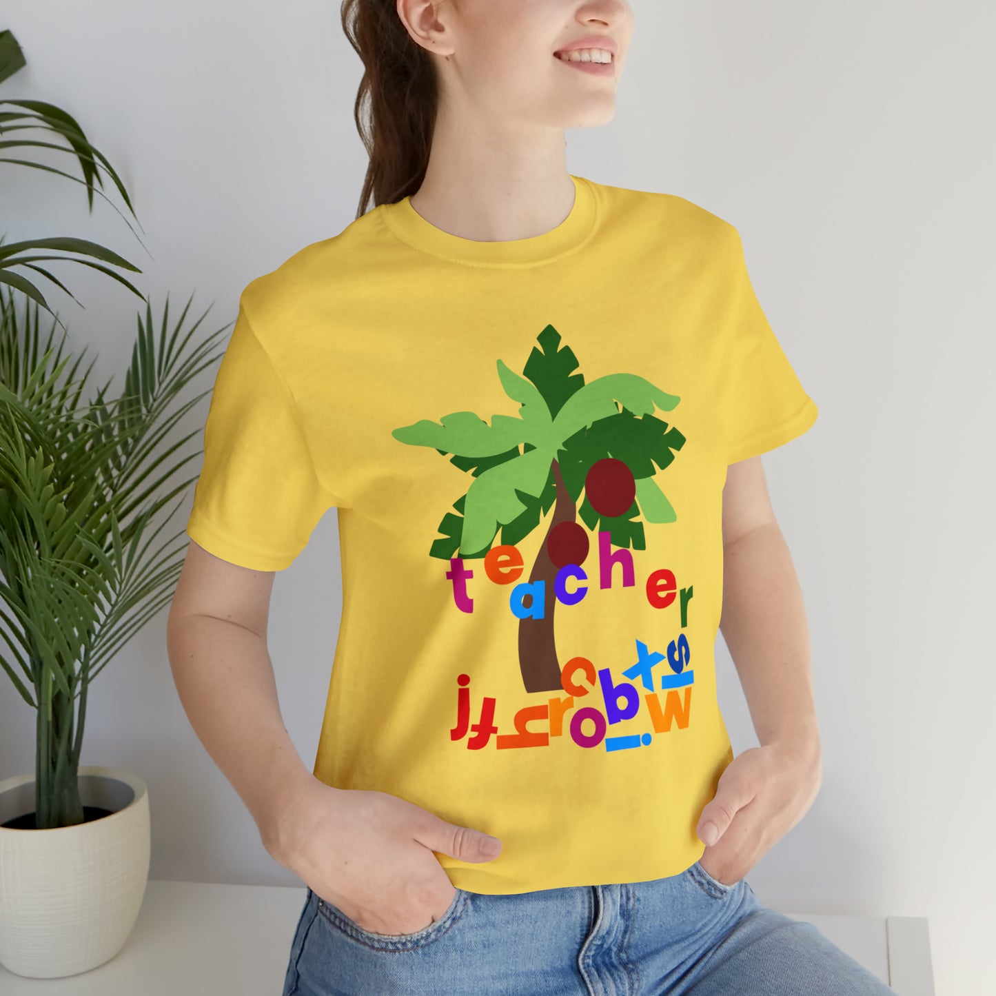 Chicka Chicka Teacher Unisex Jersey Short Sleeve Tee