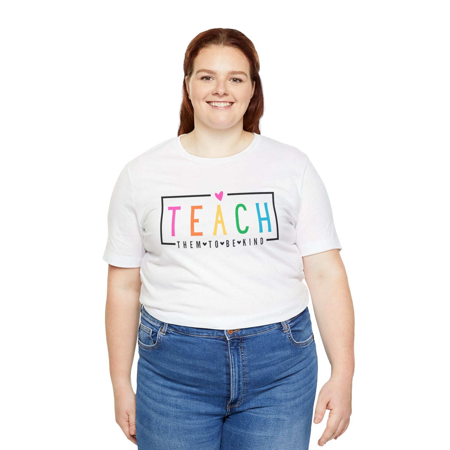 Teach Them To Be Kind Unisex Jersey Short Sleeve Tee