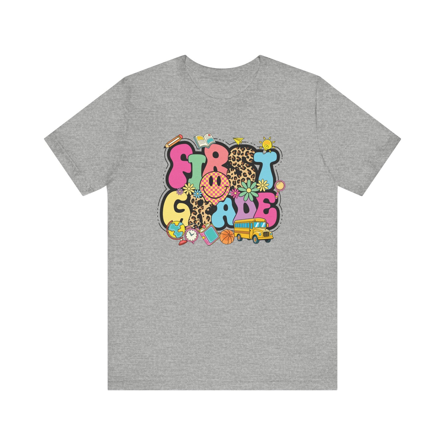 First Grade Retro Vibes Tee