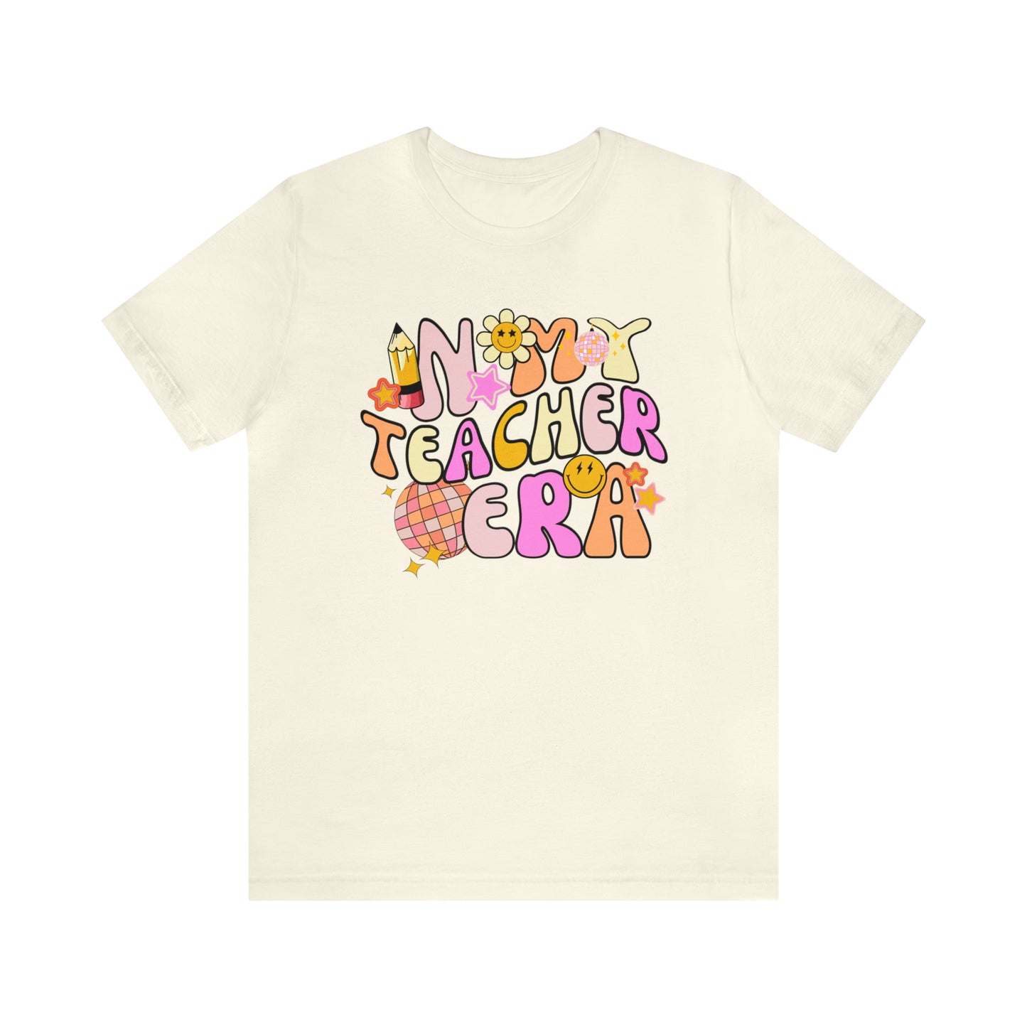 In My Teacher Era Retro Unisex Jersey Short Sleeve Tee