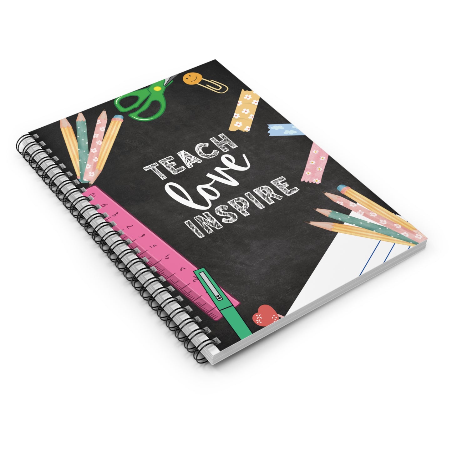 Teach Love Inspire Chalkboard Notebook