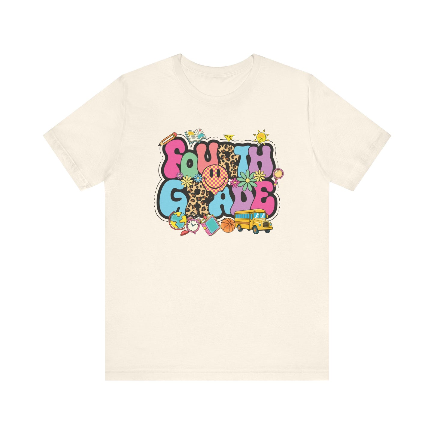 Fourth Grade Retro Vibes Tee
