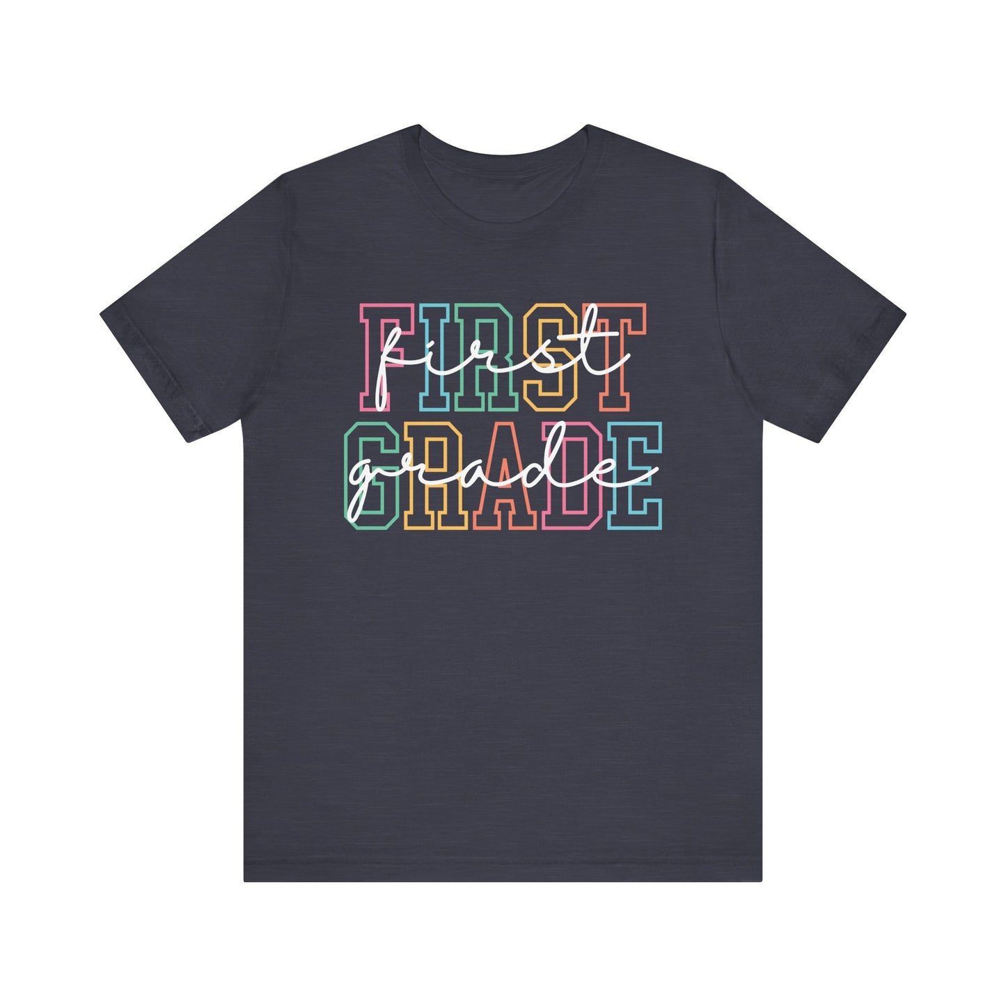 Colorful First Grade Tee