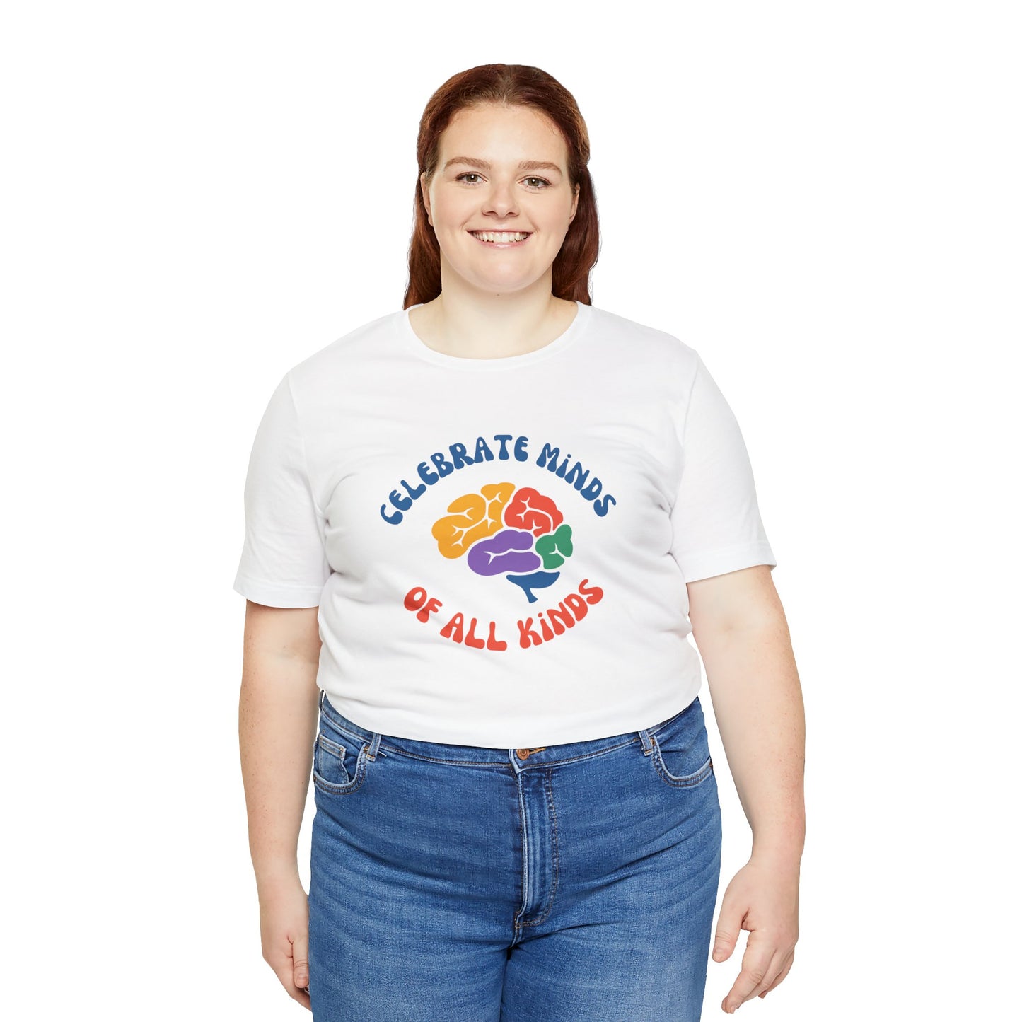 Celebrate Minds of All Kinds Unisex Jersey Short Sleeve Tee