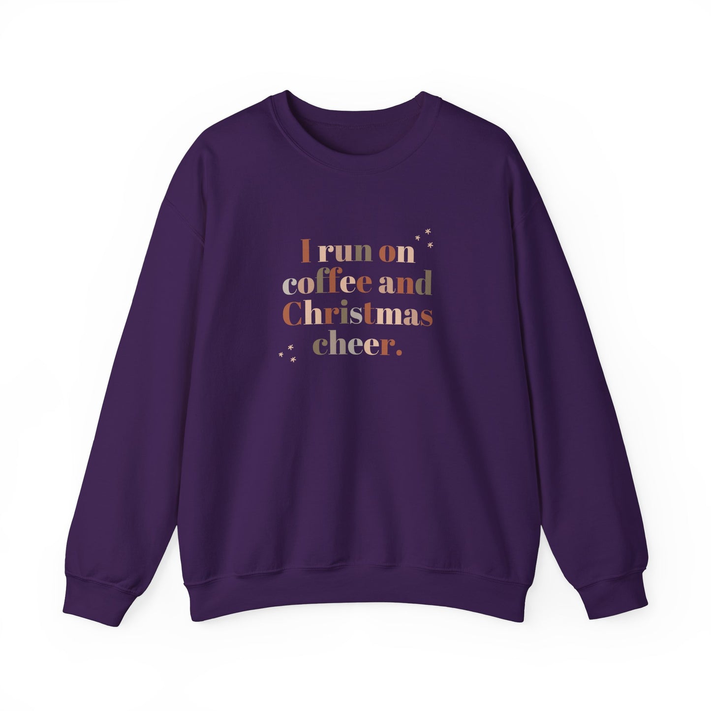 I Run on Coffee & Christmas Cheer Sweatshirt