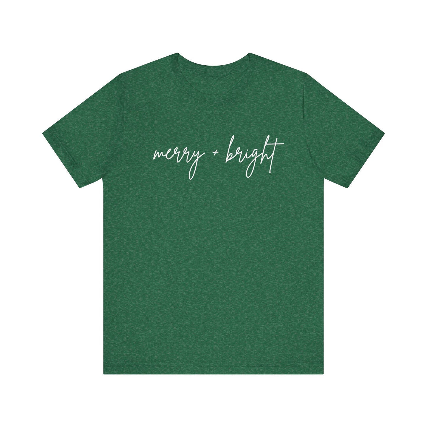 Merry + Bright Cursive Tee