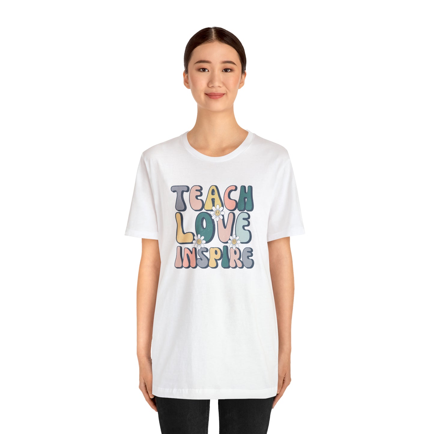 Teach Love Inspire Unisex Jersey Short Sleeve Tee