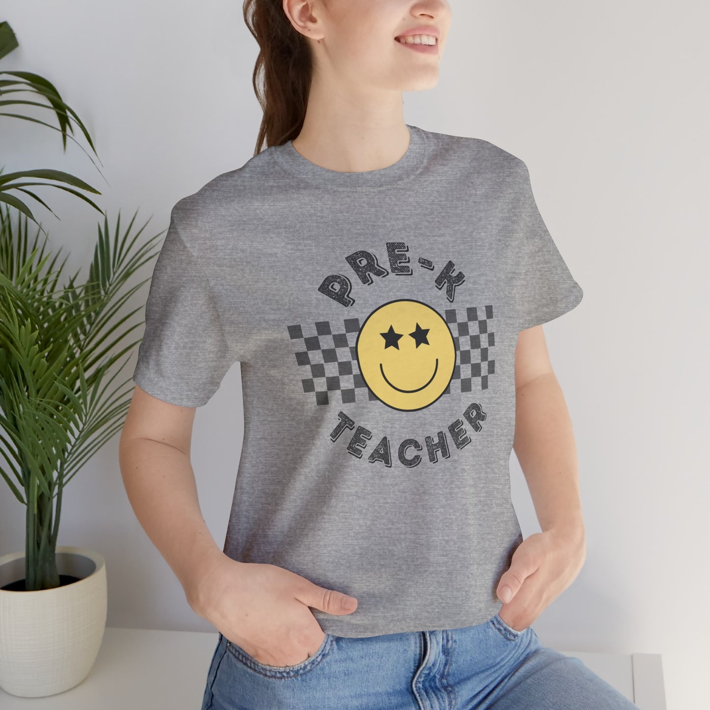Pre-K Star Eyed Smiley Tee
