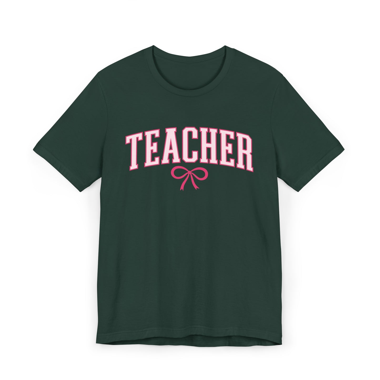 Teacher Varsity Bow Tee