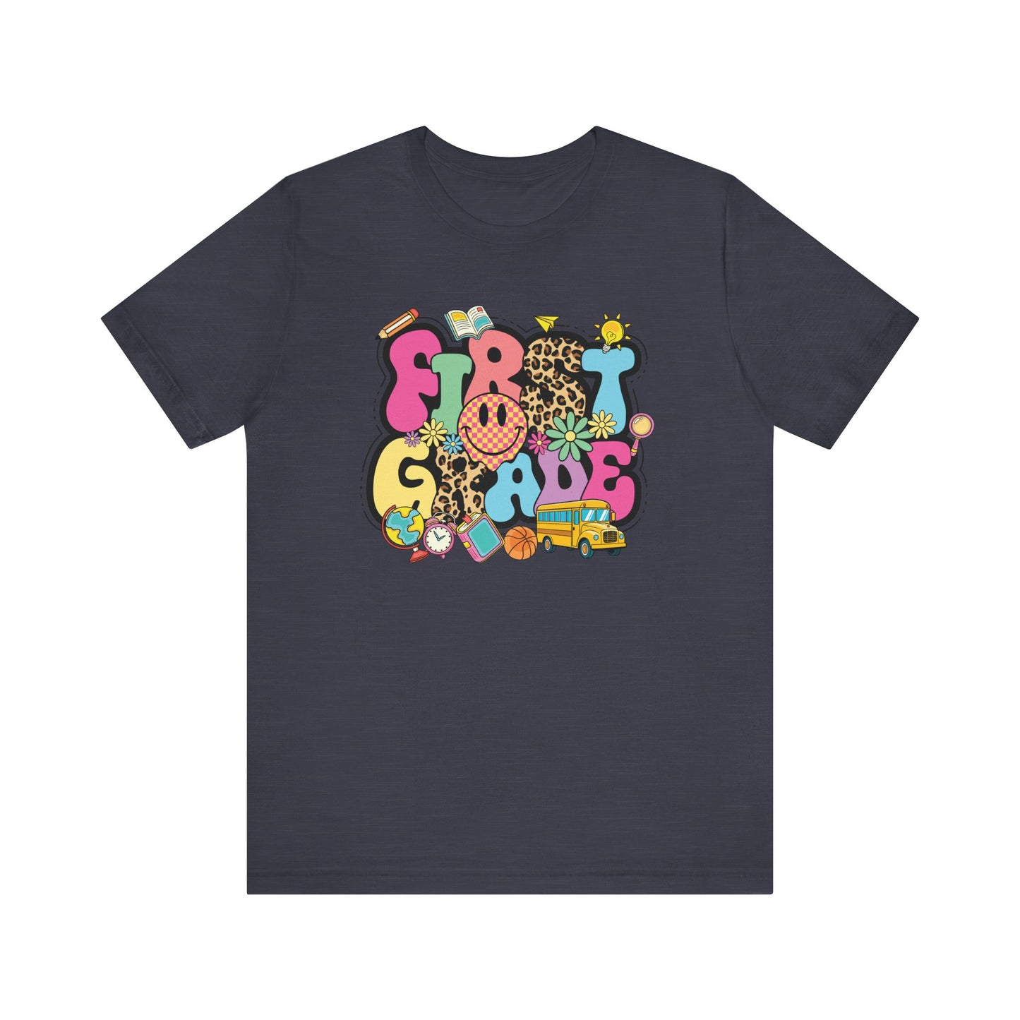 First Grade Retro Vibes Tee