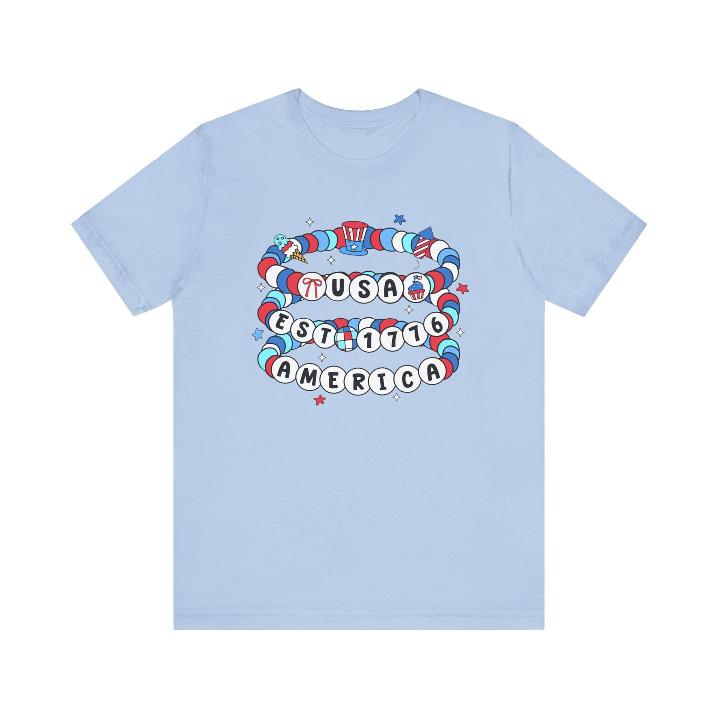 USA Est. 1776 Bracelet Tee