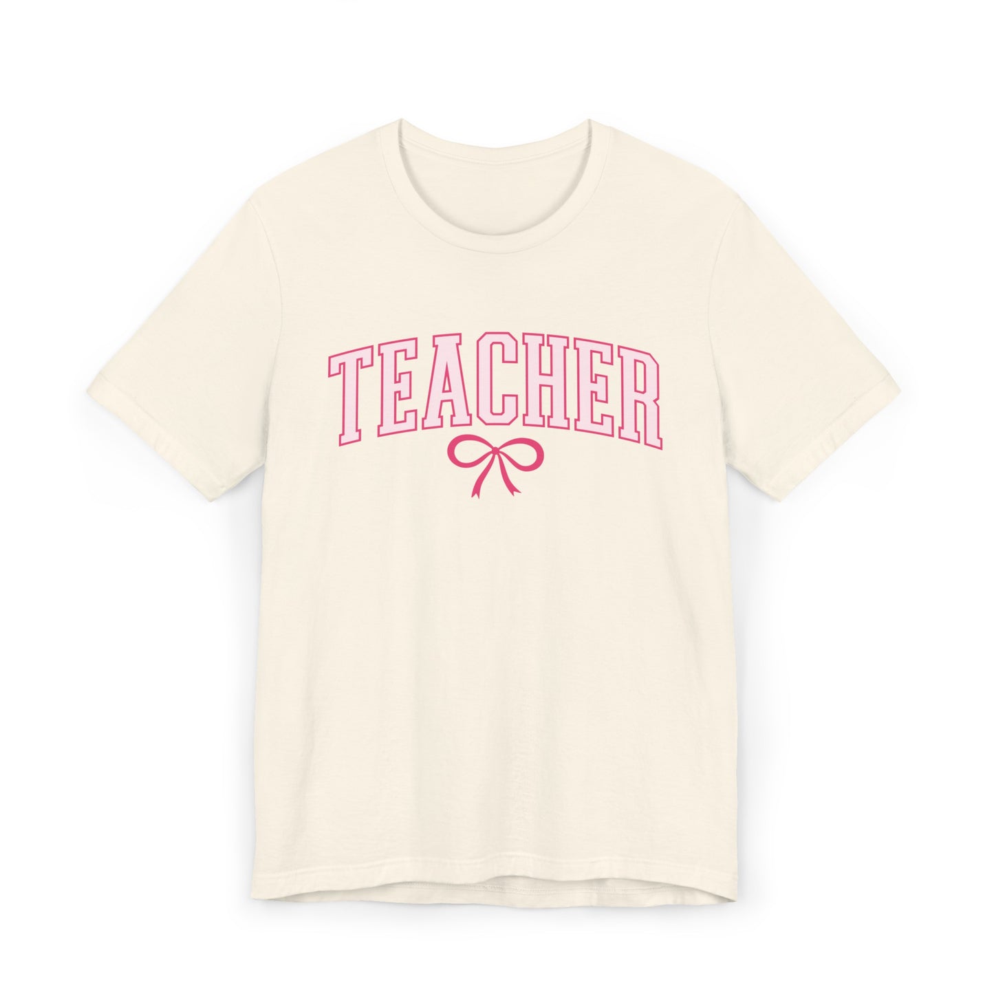 Teacher Varsity Bow Tee
