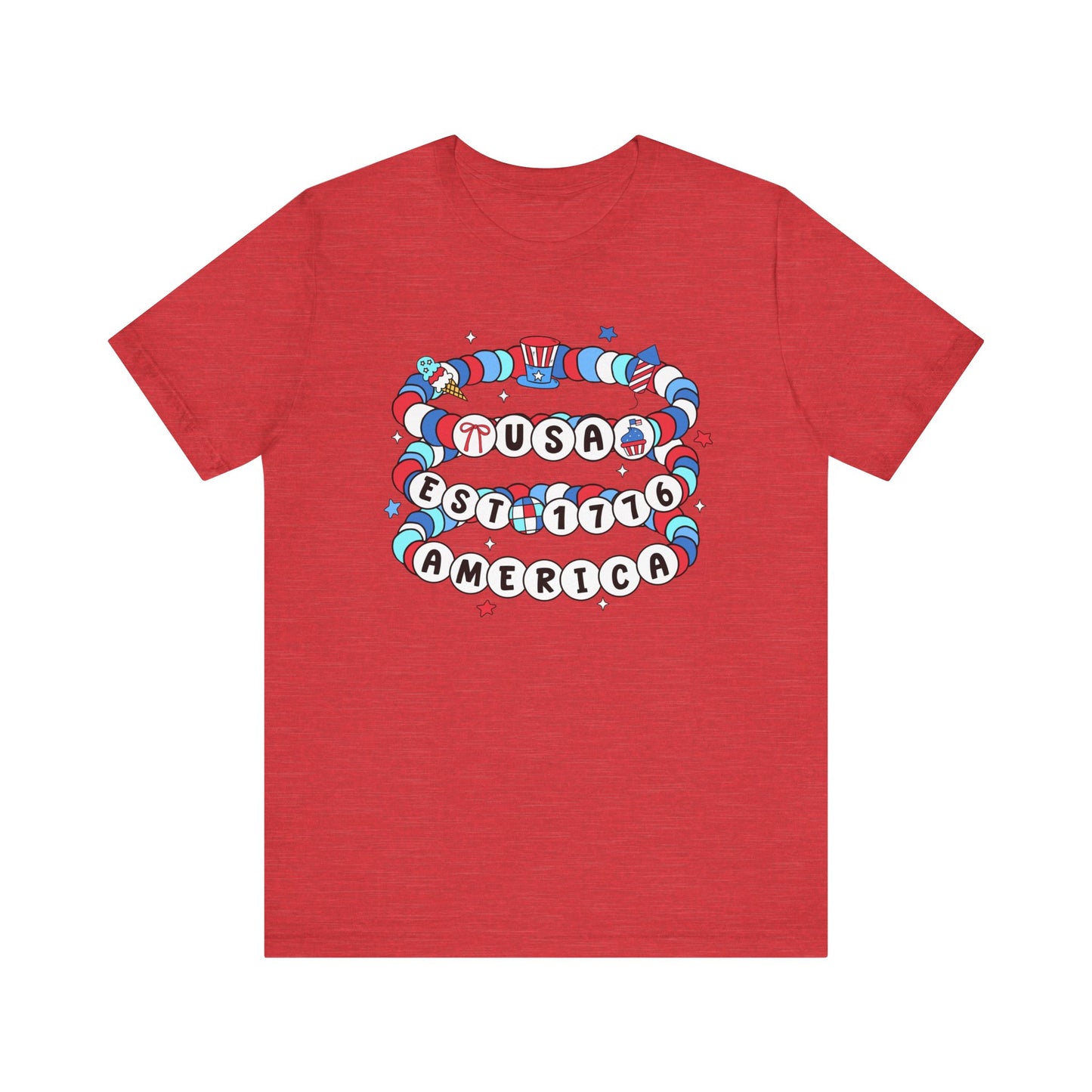 USA Est. 1776 Bracelet Tee