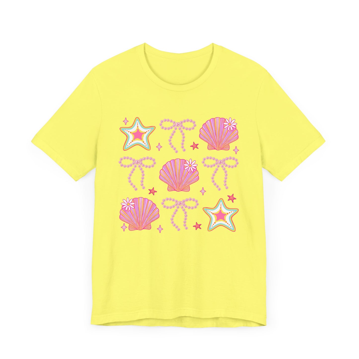Coastal Vibes Shells & Stars Tee