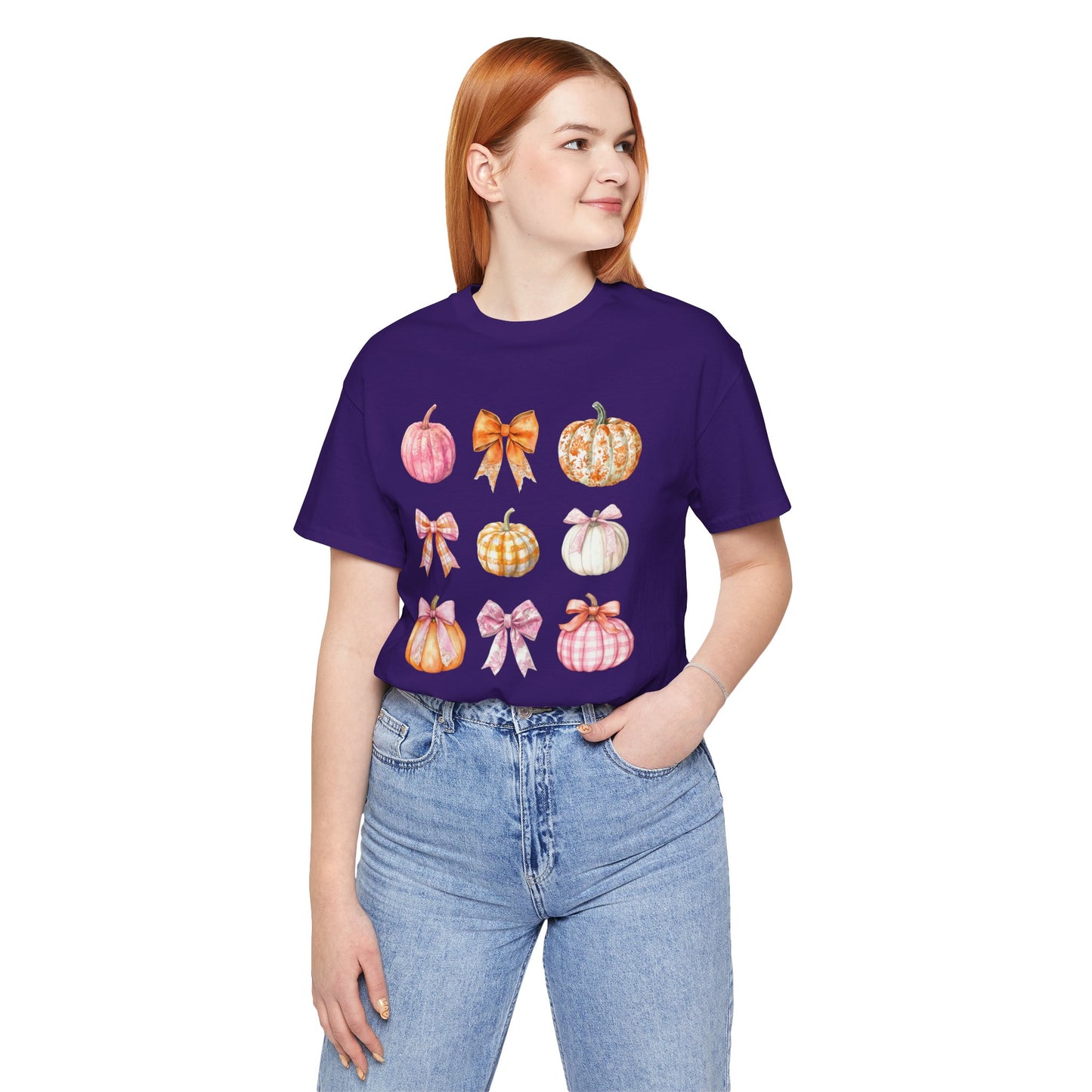 Coquette Gingham Pumpkins Tee