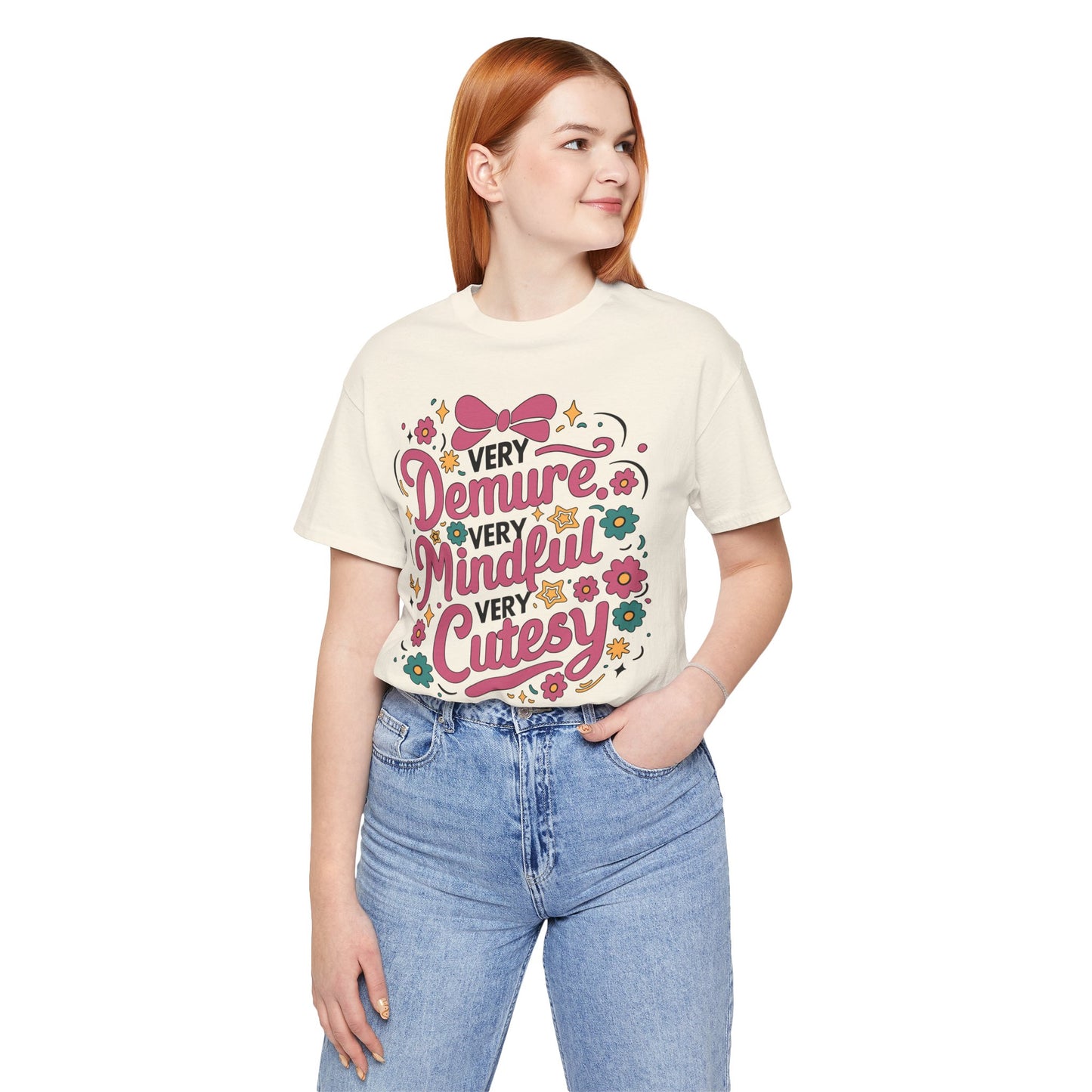 Very Demure Very Mindful Very Cutesy Tee
