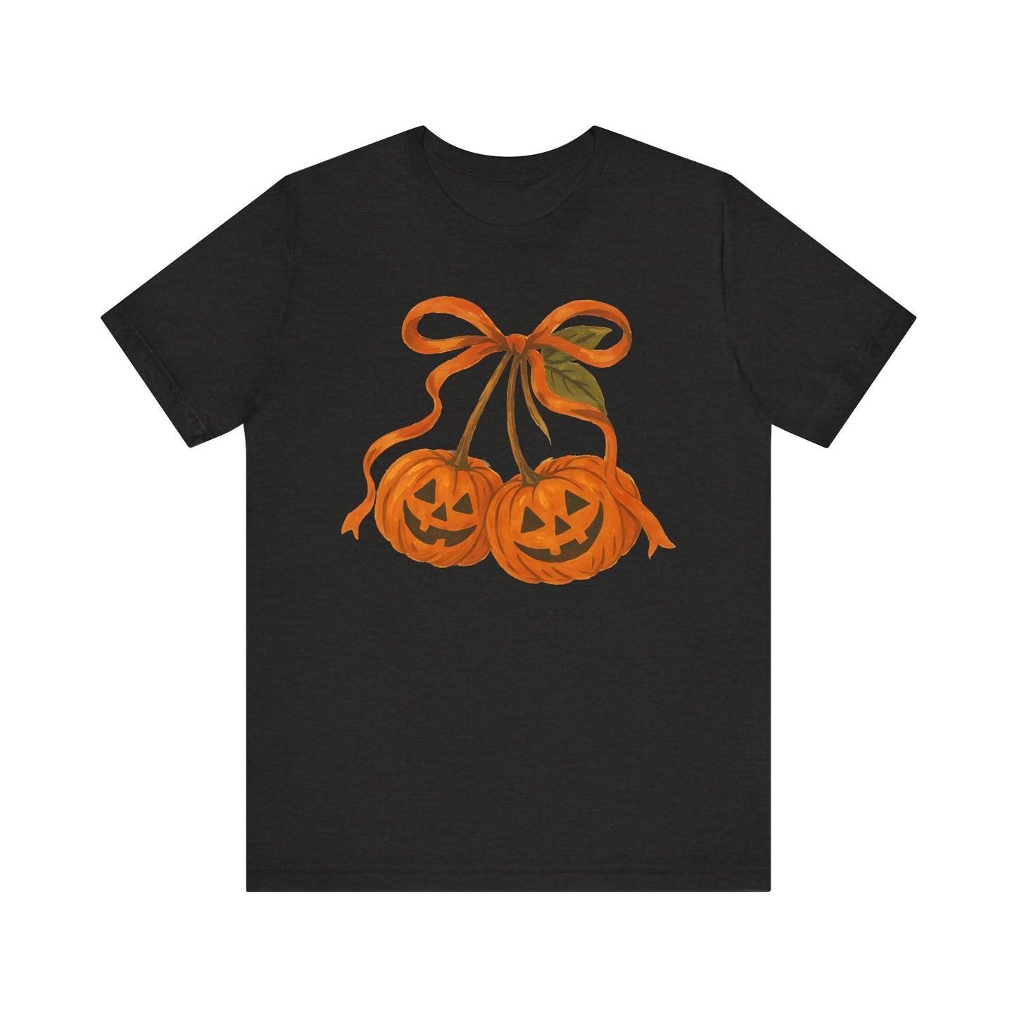 Halloween Pumpkin Friends Bow Tee