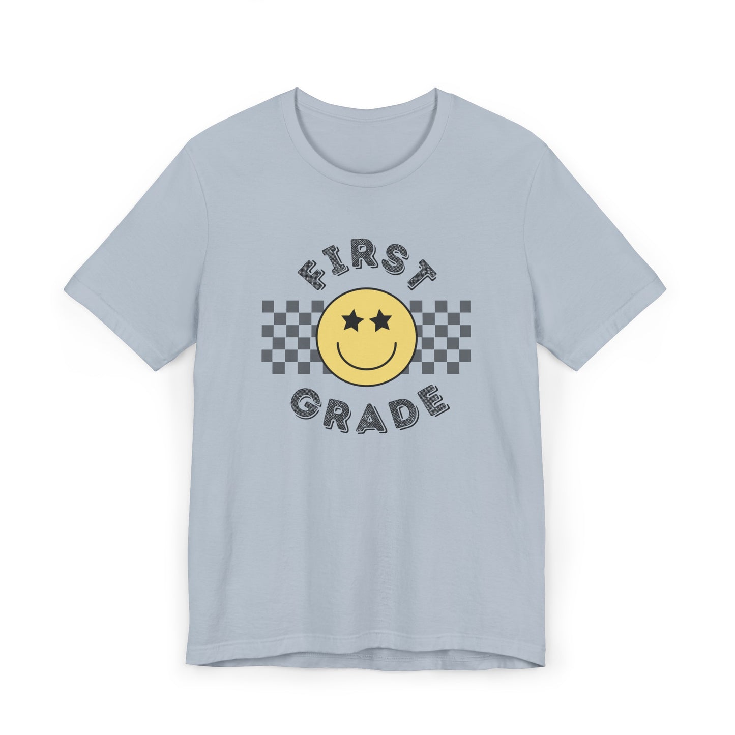 First Grade Star Eyed Smiley Tee