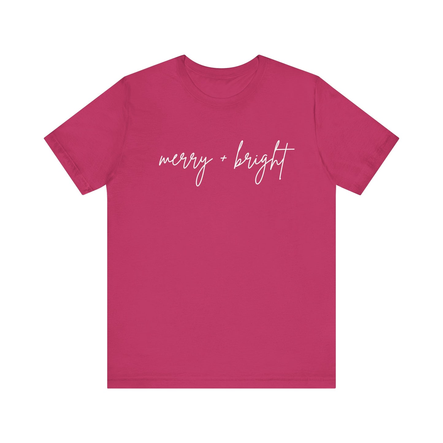 Merry + Bright Cursive Tee