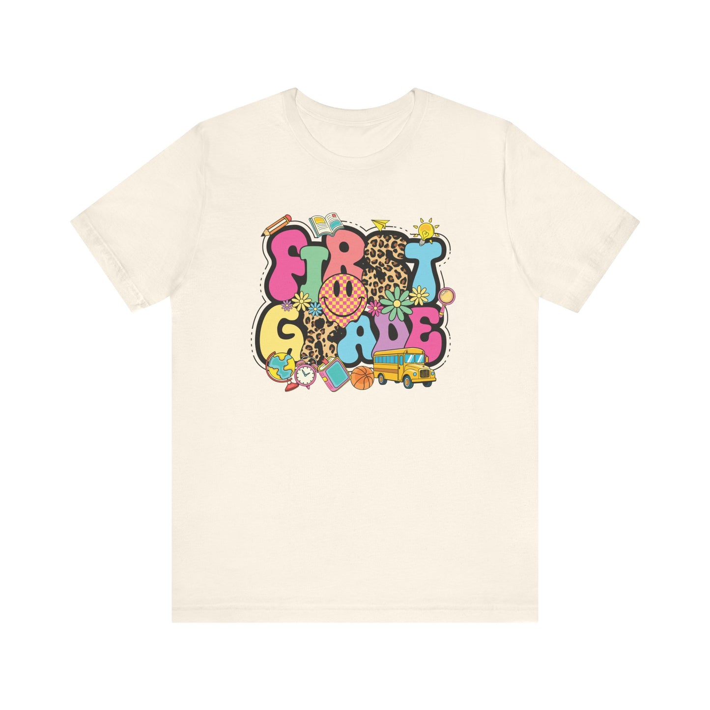First Grade Retro Vibes Tee