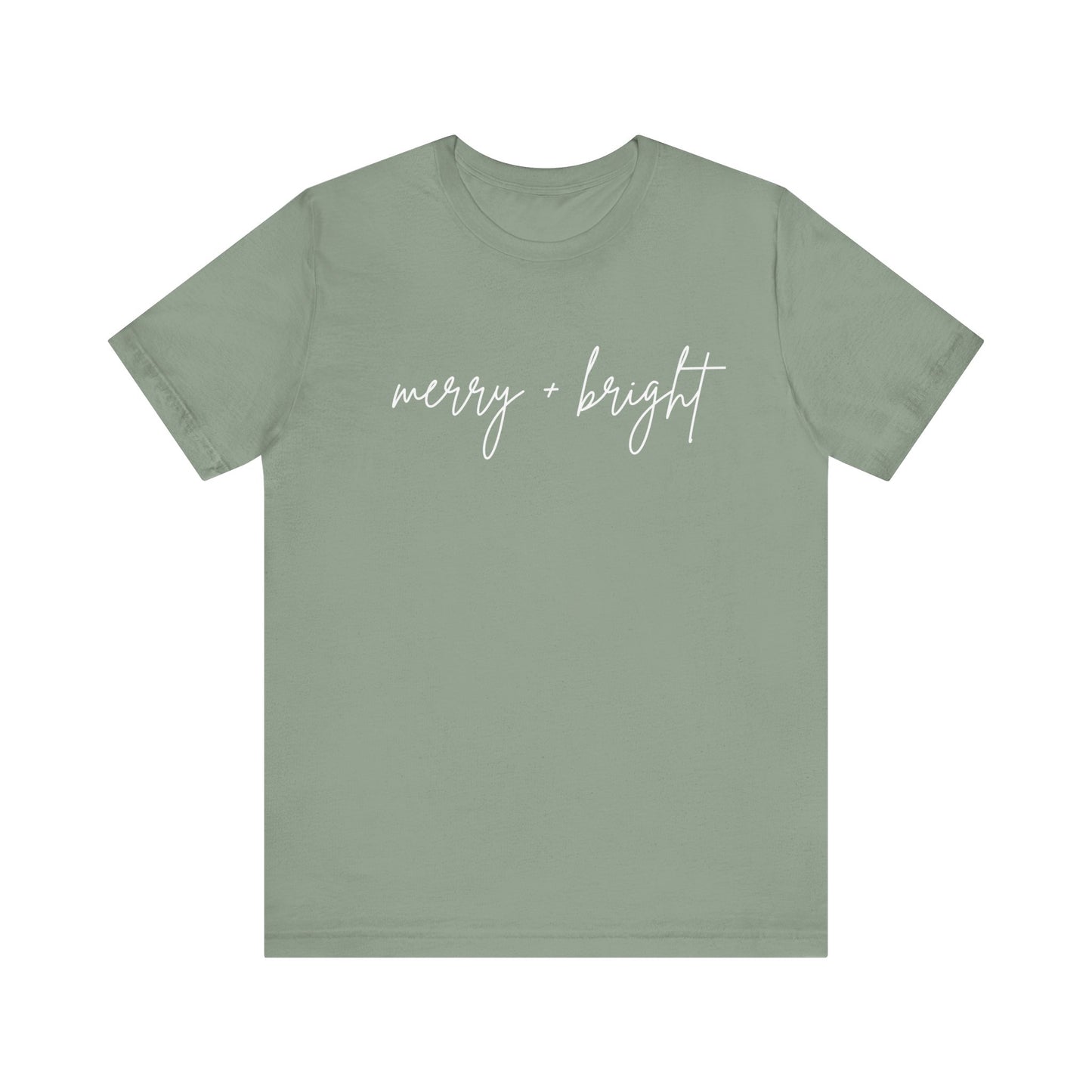 Merry + Bright Cursive Tee