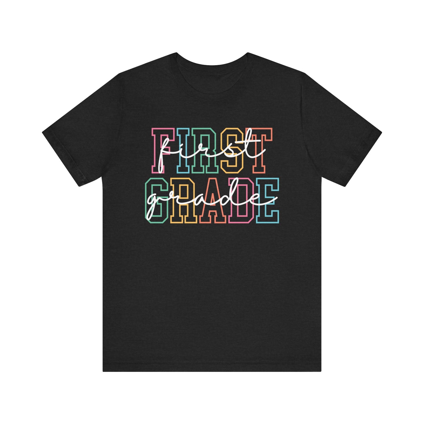 Colorful First Grade Tee