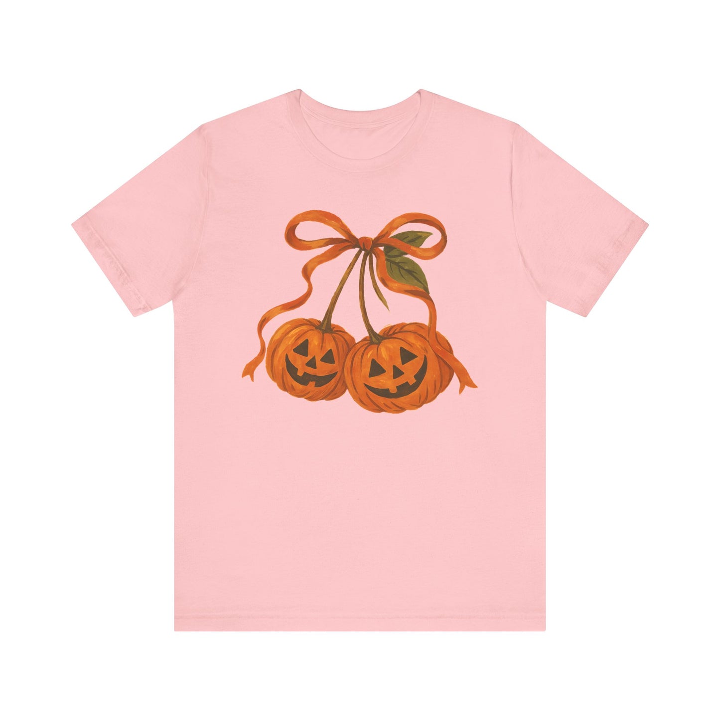 Halloween Pumpkin Friends Bow Tee