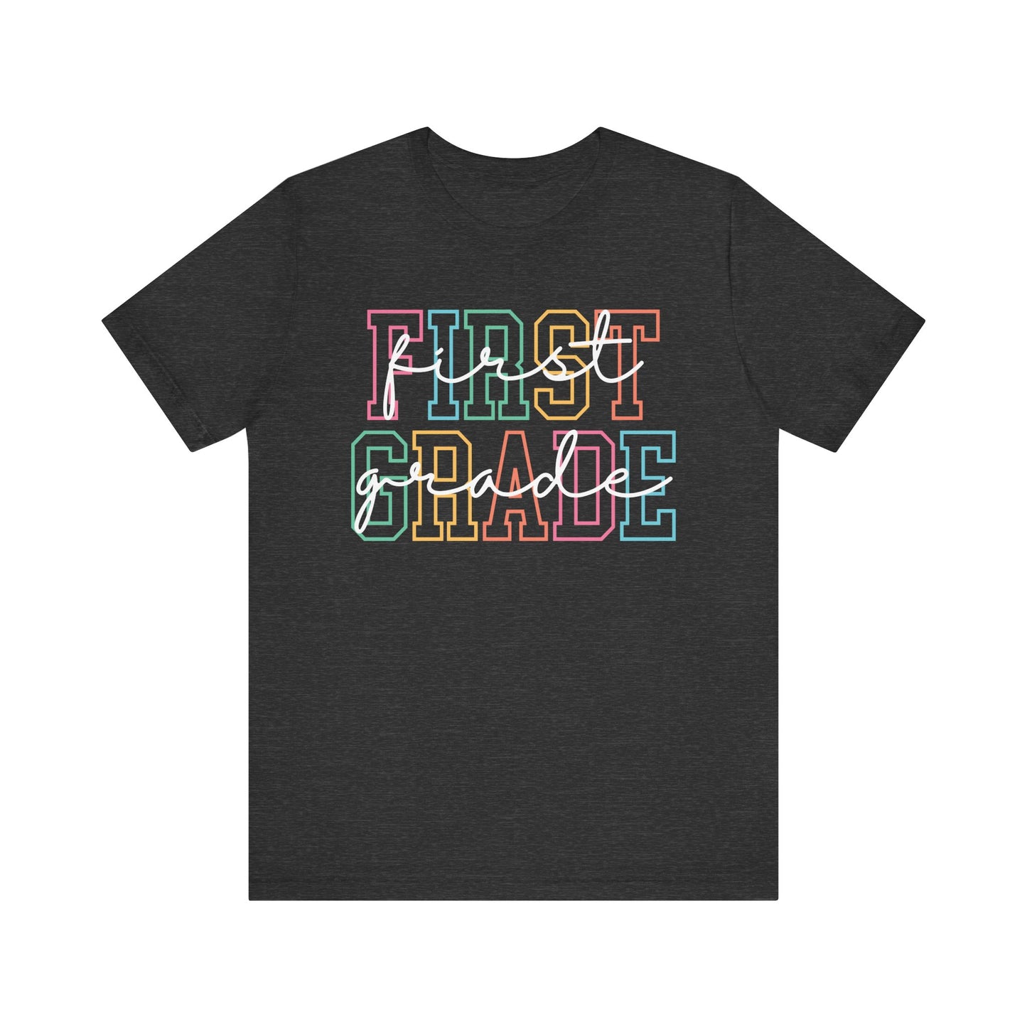 Colorful First Grade Tee