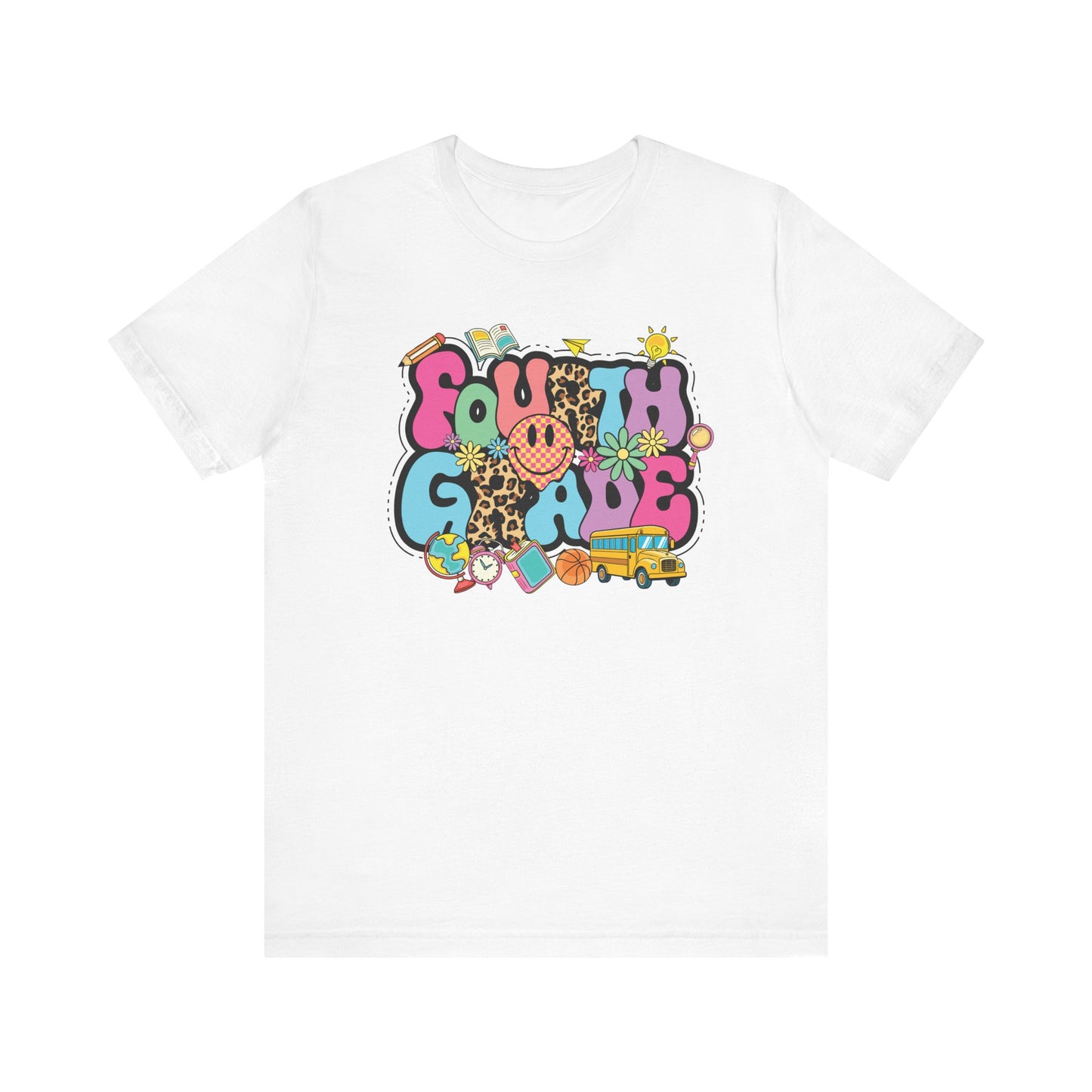 Fourth Grade Retro Vibes Tee