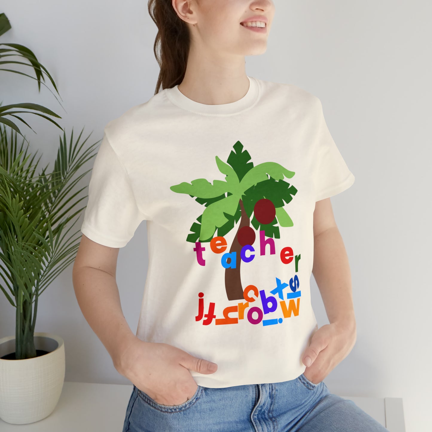 Chicka Chicka Teacher Unisex Jersey Short Sleeve Tee