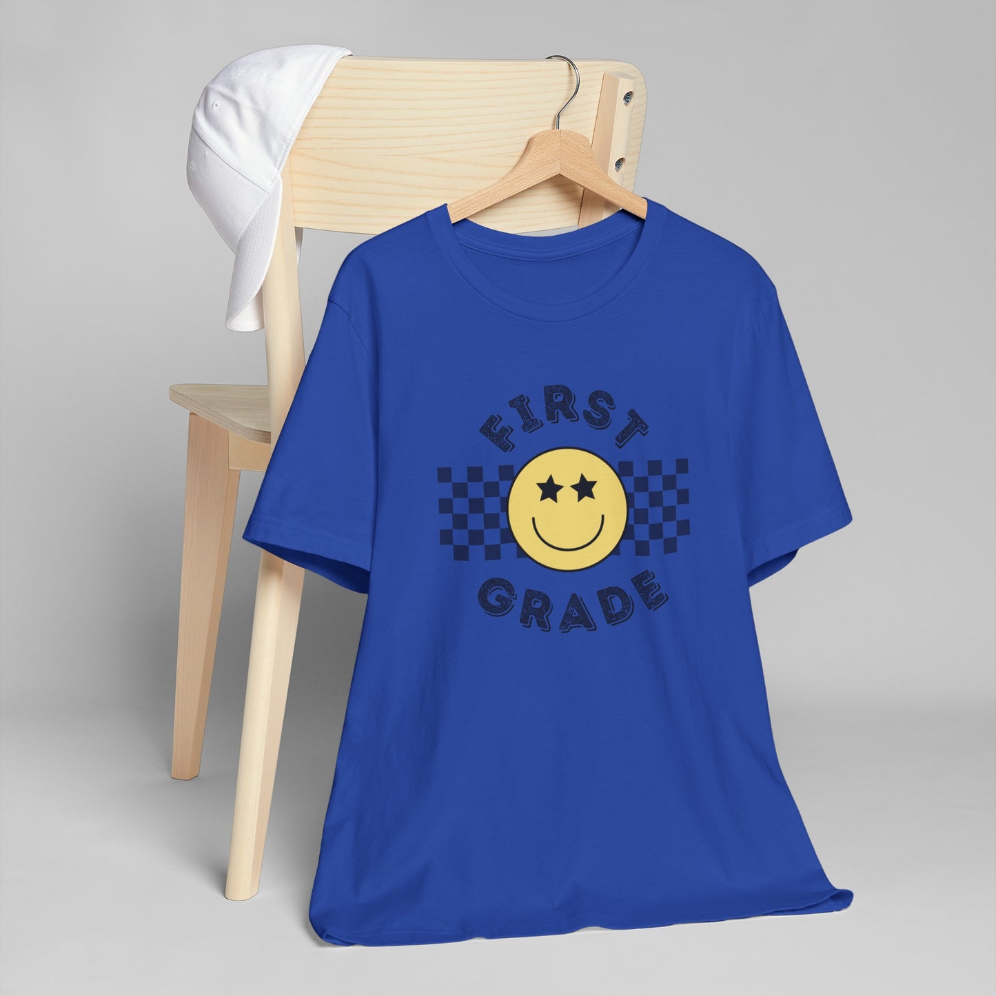 First Grade Star Eyed Smiley Tee