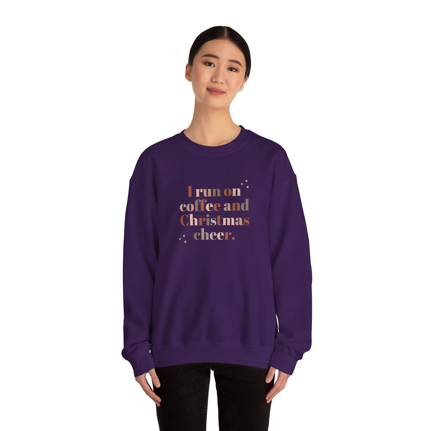 I Run on Coffee & Christmas Cheer Sweatshirt
