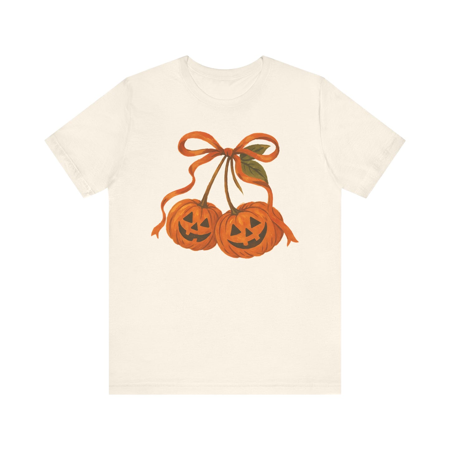 Halloween Pumpkin Friends Bow Tee