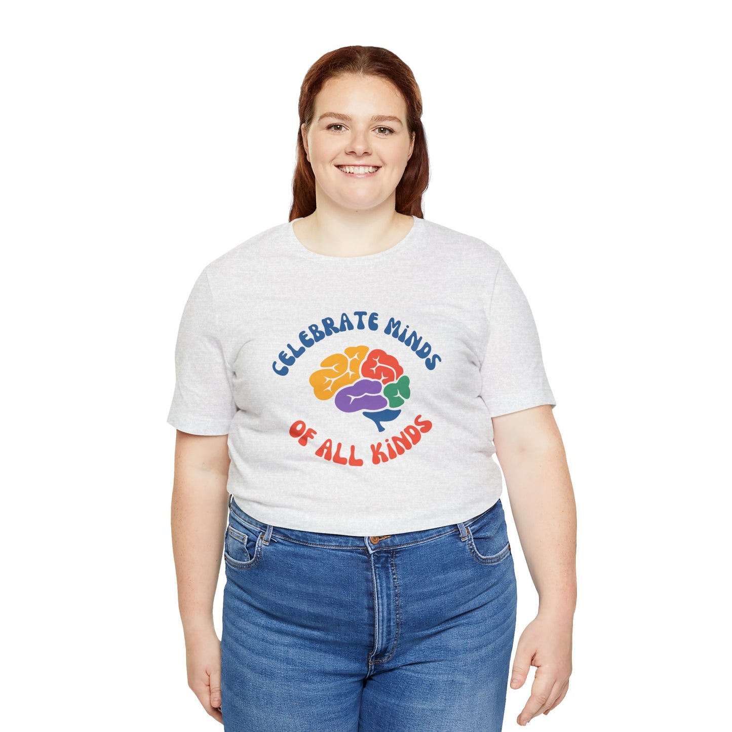 Celebrate Minds of All Kinds Unisex Jersey Short Sleeve Tee