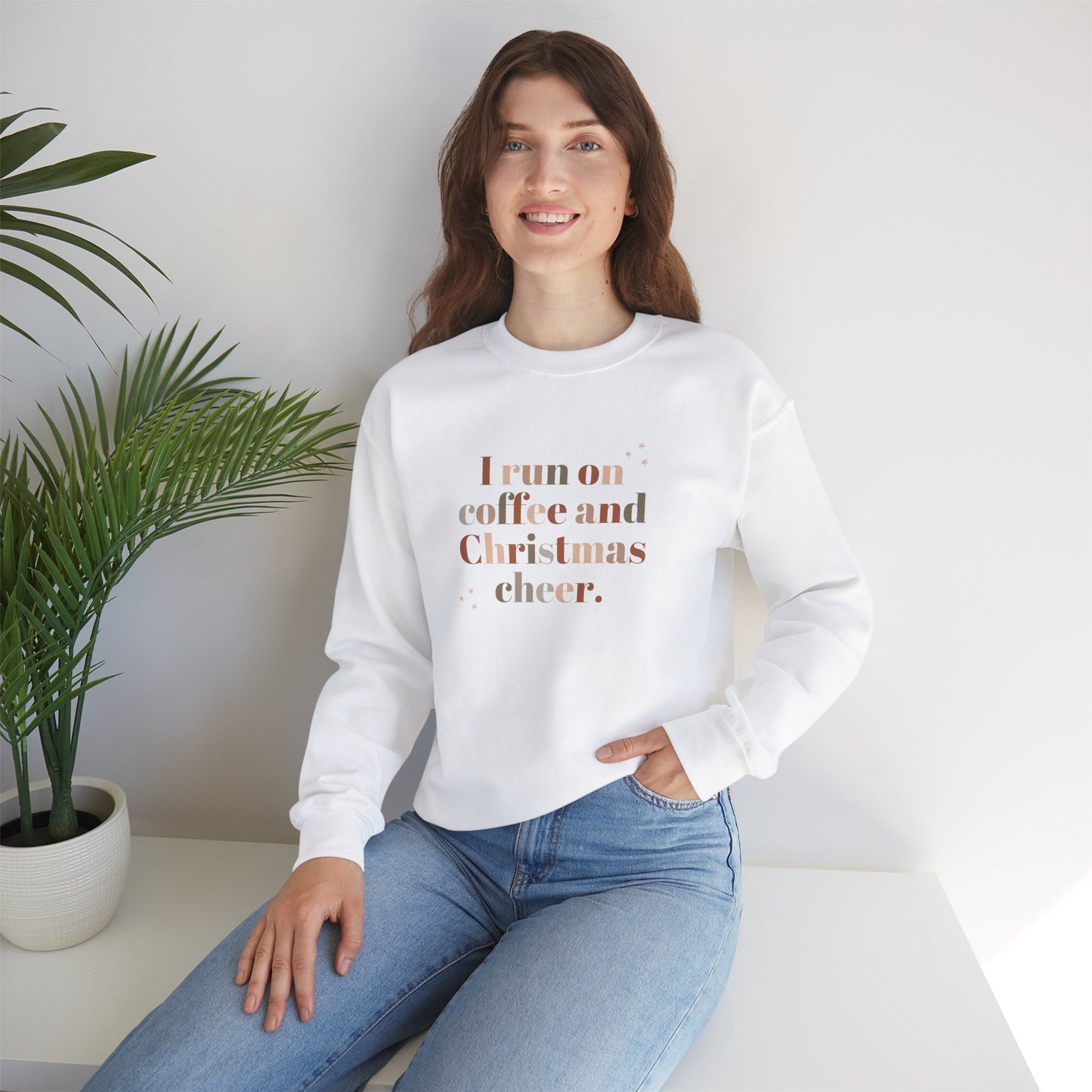 I Run on Coffee & Christmas Cheer Sweatshirt