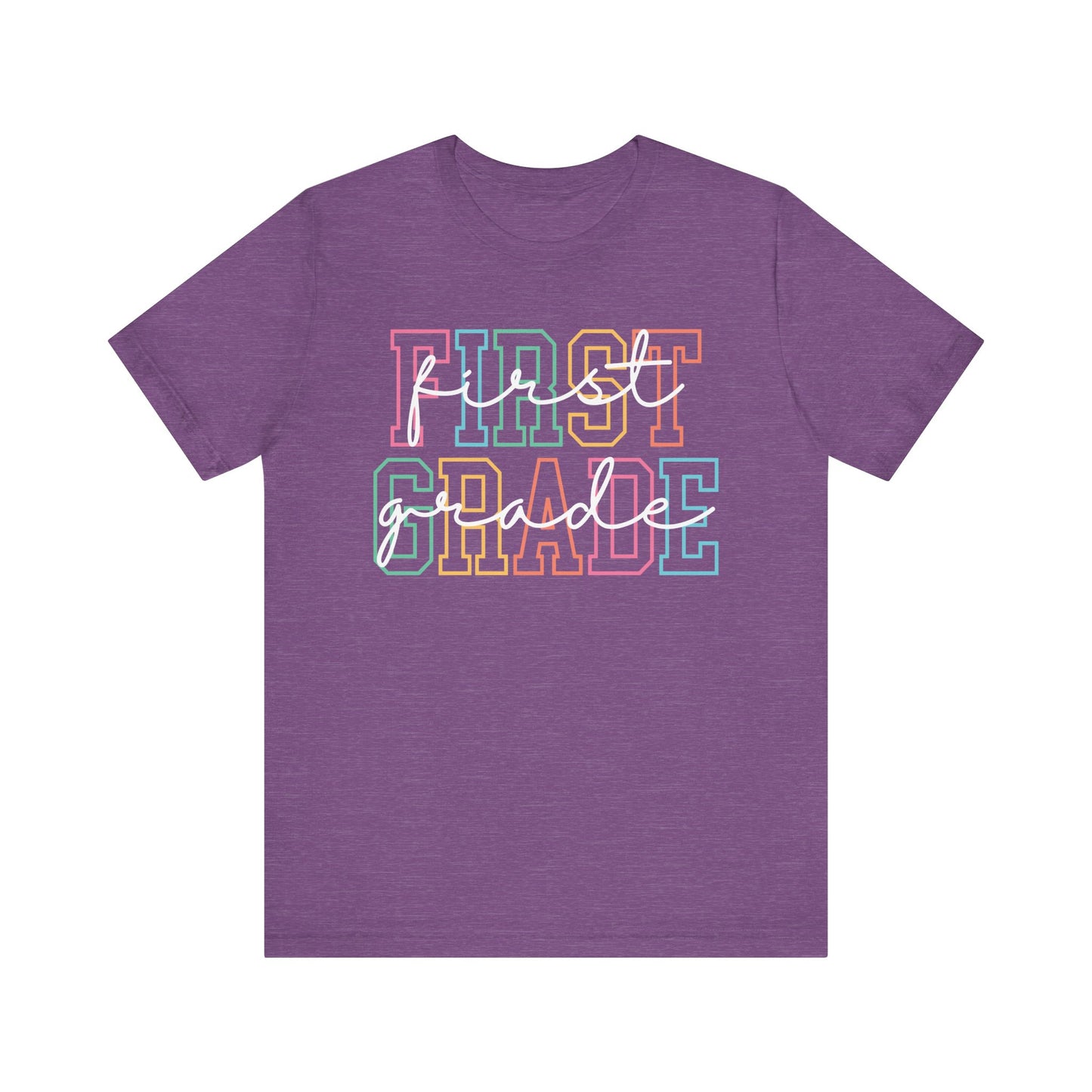 Colorful First Grade Tee