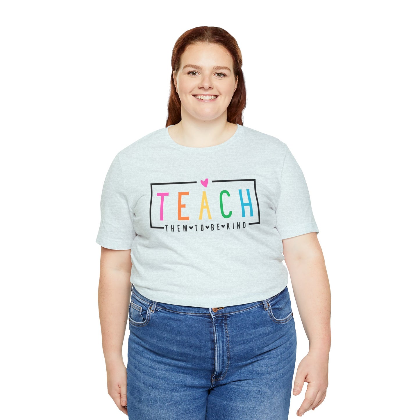 Teach Them To Be Kind Unisex Jersey Short Sleeve Tee