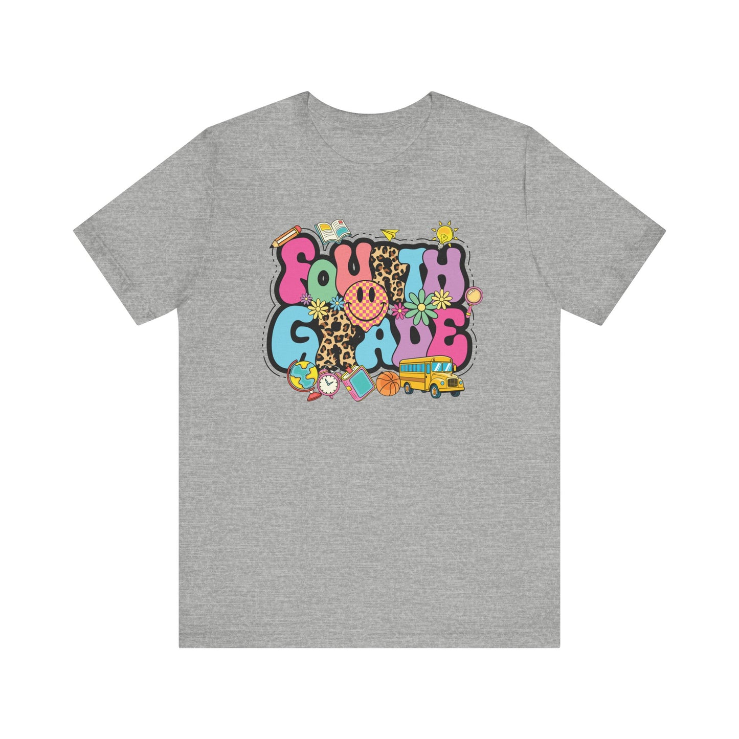 Fourth Grade Retro Vibes Tee