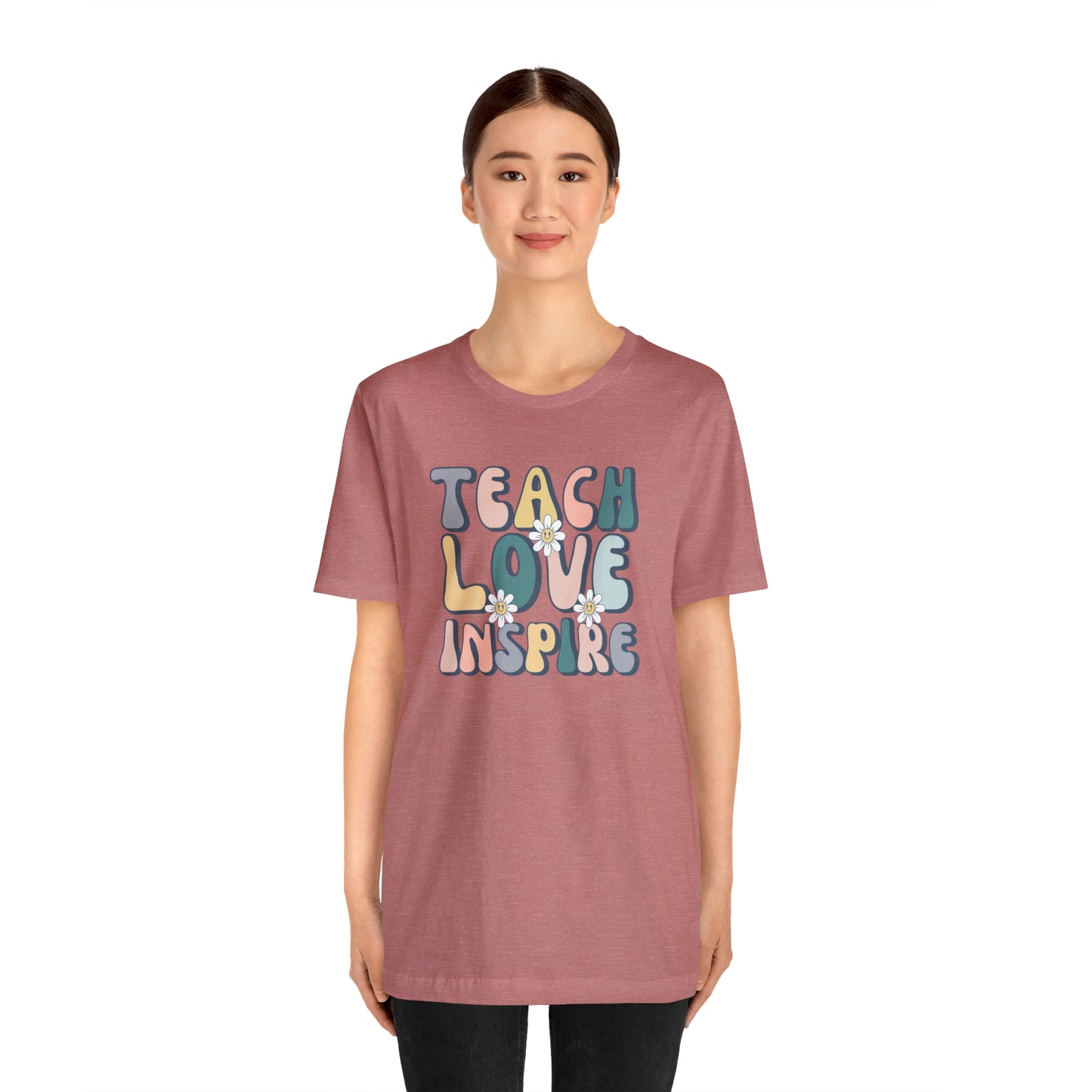 Teach Love Inspire Unisex Jersey Short Sleeve Tee