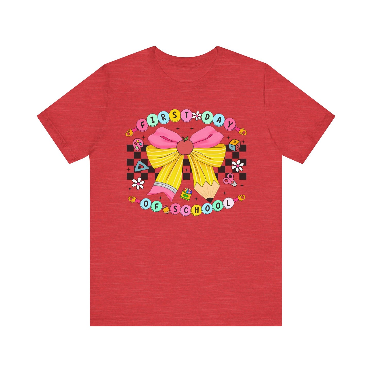 First Day of School Friendship Bracelet Tee
